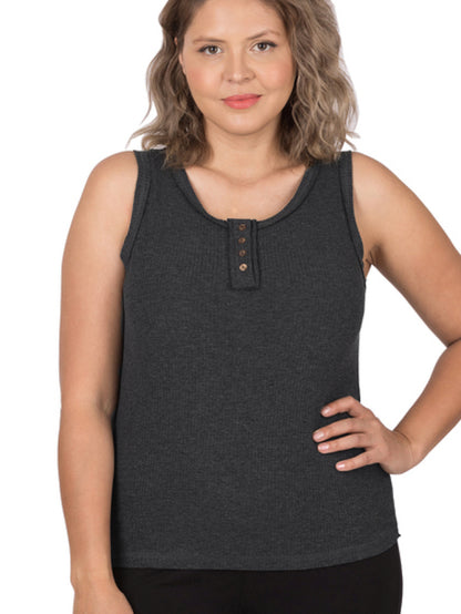 Textures and details ribbed tank